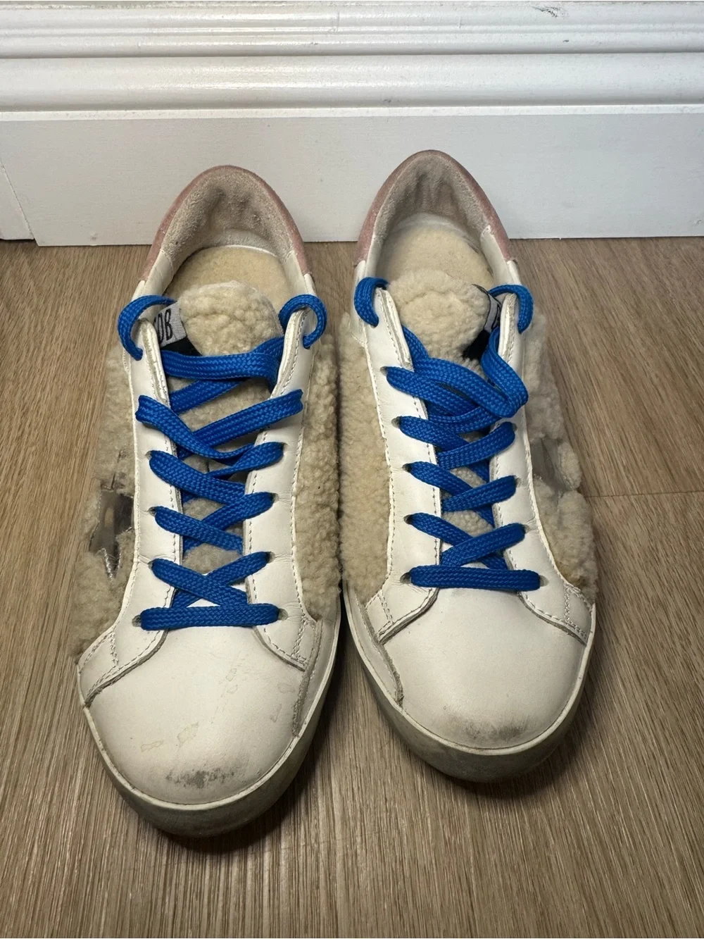 Golden Goose Superstar Shearling Low Top Sneakers size 38